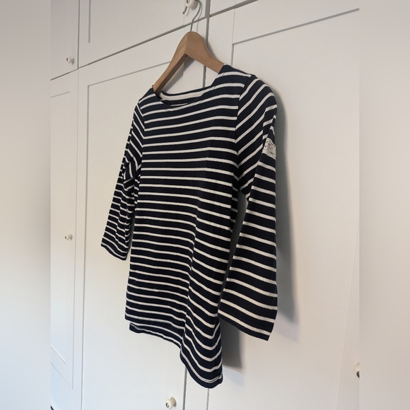 Joules Mariners premium grade stripes white navy size 8 - Picture 3 of 7